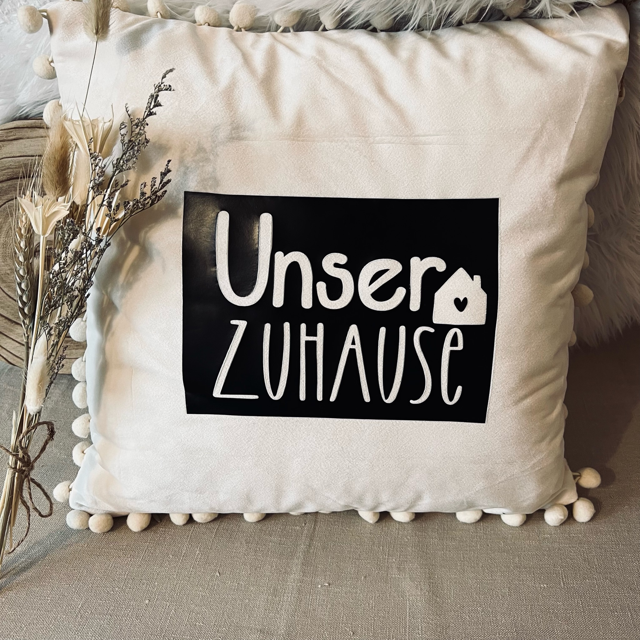 Kissen "Unser ZUHAUSE"